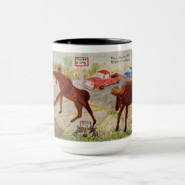 Moose Humor Combo Mugg, 15 oz Mugg