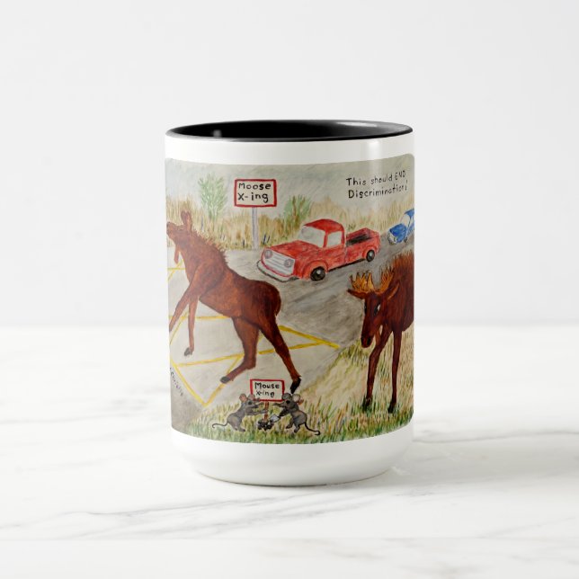 Moose Humor Combo Mugg, 15 oz Mugg (Center)