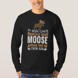 Moose Hunting Magic Wapiti Canada Magic Hjort El T Shirt