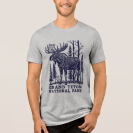 Moose i Grand Teton nationalpark T Shirt