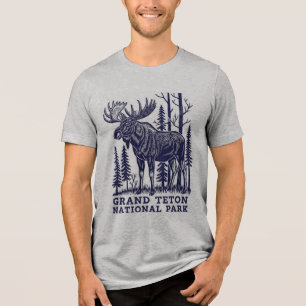 Moose i Grand Teton nationalpark T Shirt