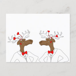 Moose i Kärlek Vykort