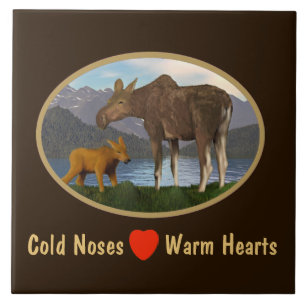 Moose i Meadow Kakelplatta