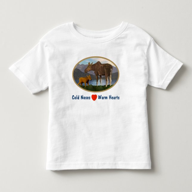 Moose i Meadow T-shirt (Framsida)