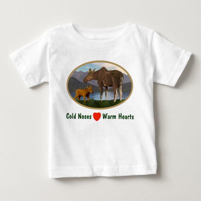 Moose i Meadow T-shirt (Framsida)