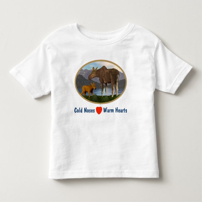 Moose i Meadow Tee (Framsida)