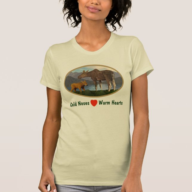 Moose i Meadow Tee (Framsida)