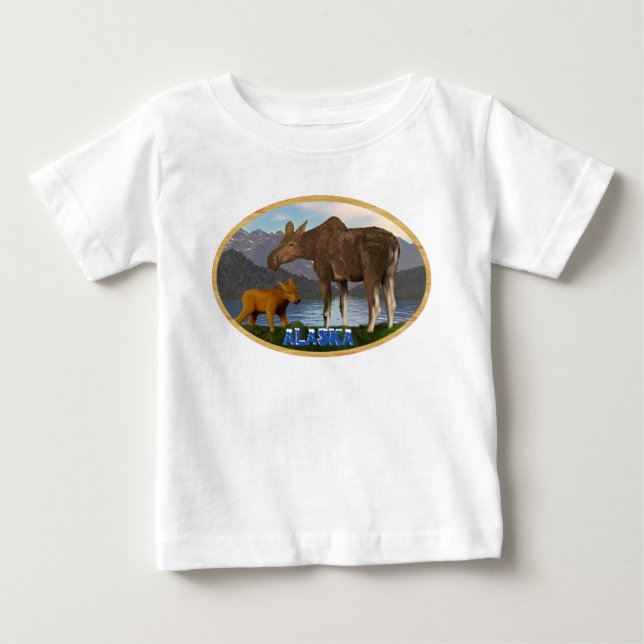 Moose i Meadow Tee (Framsida)