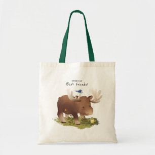 Moose ・ Illustration av trädjordsdjur Tygkasse