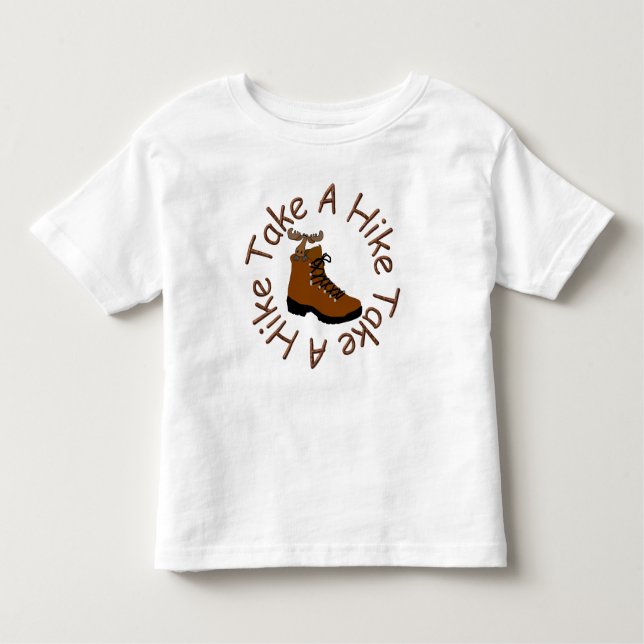 MOOSE IN BOOT TA EN HIKE T SHIRT (Framsida)