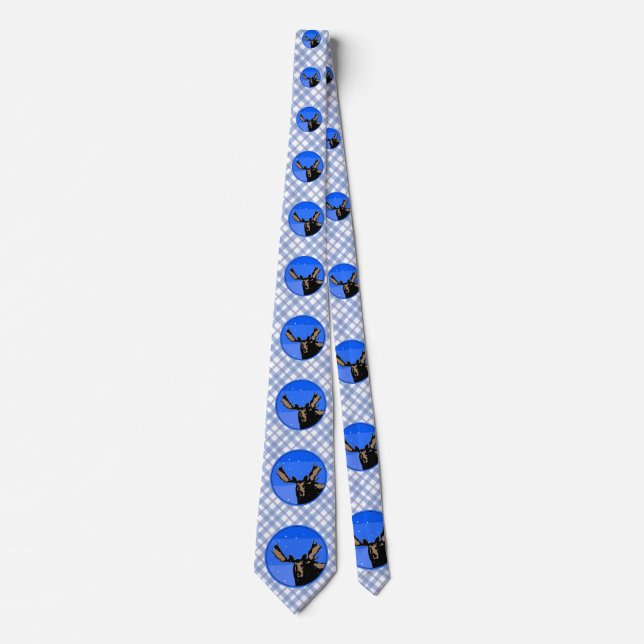 Moose in Winter - Original Wildlife Art Slips (Framsida)