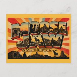 Moose Jaw Saskatchewan Tunnel City Vykort