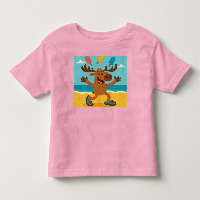 Moose Juice Cruiser – Skateboard Juice Box T-Shirt (Framsida)