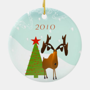 Moose jul Family Photo Ornament