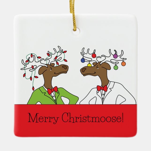 Moose jul Ornament (Framsida)