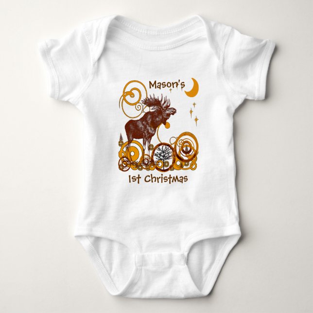 Moose-jul Tee Shirt (Framsida)