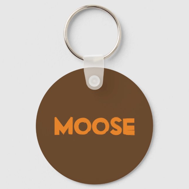 Moose Keychain Nyckelring (Framsida)
