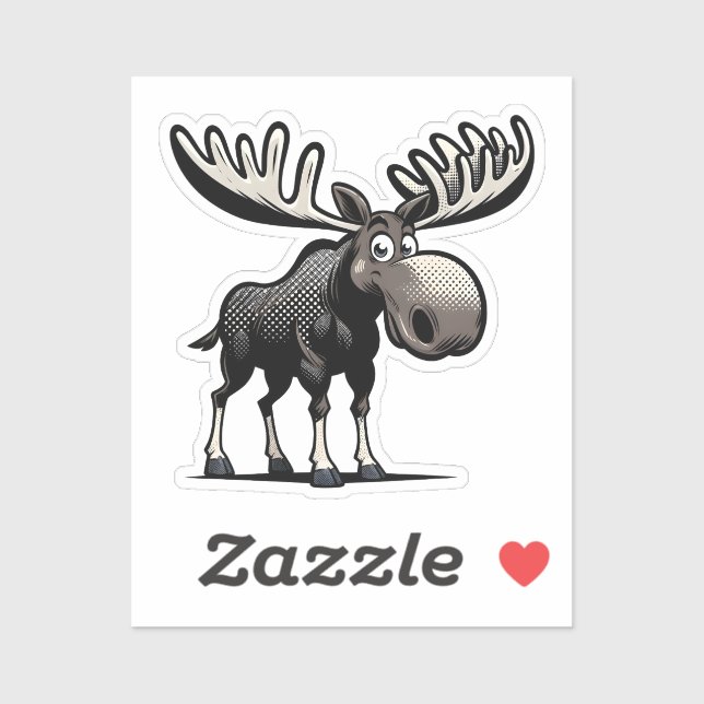 Moose Klistermärken (Ark)