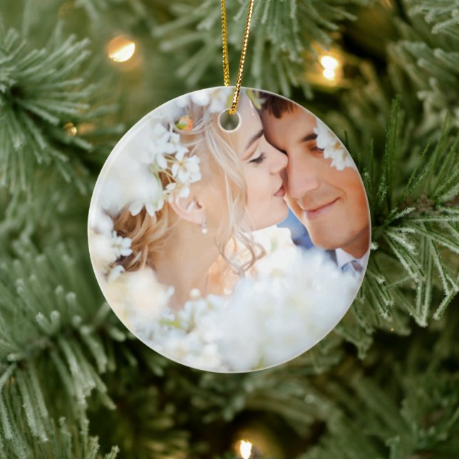 Moose Land jul Photo Ornament (Träd)