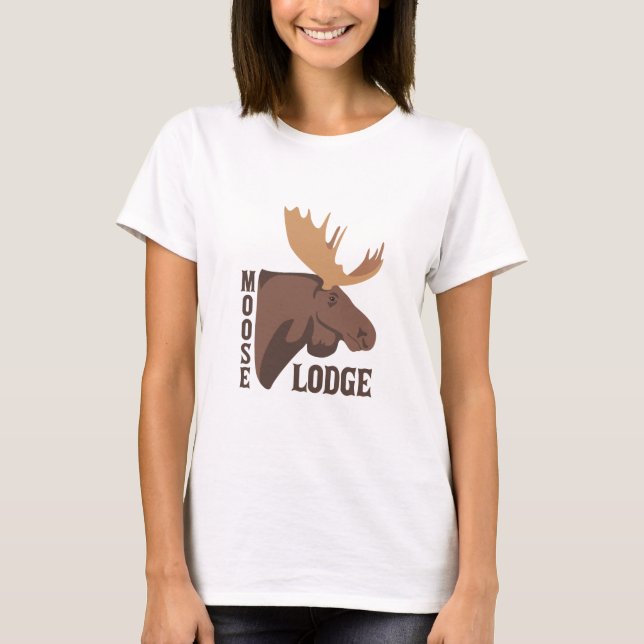 Moose Lodge T Shirt (Framsida)