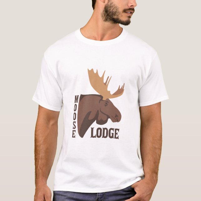 Moose Lodge T Shirt (Framsida)
