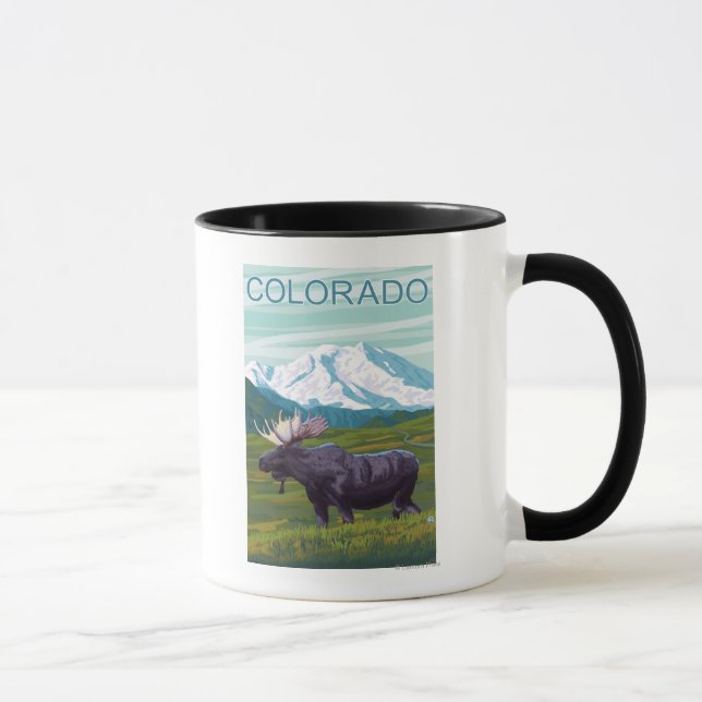 Moose med MountainColorado Mugg (Höger)