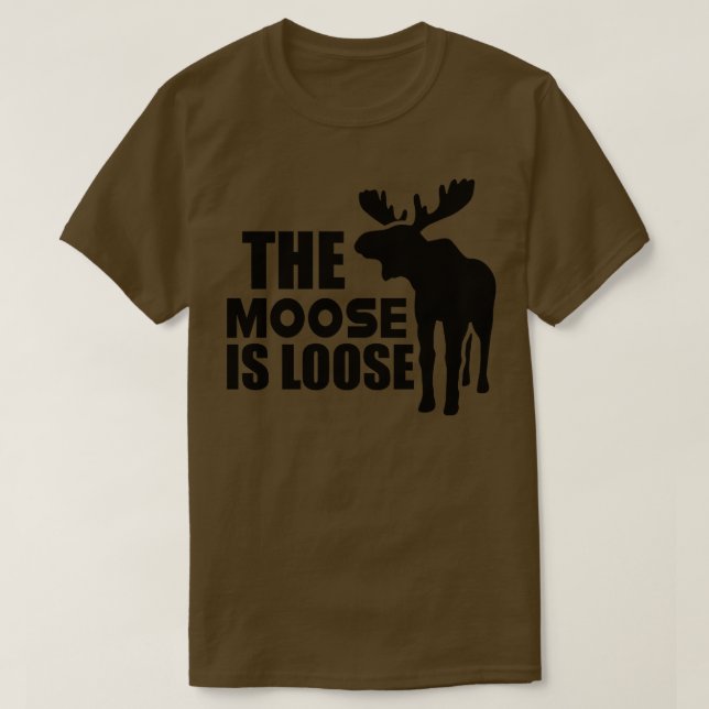 Moose Moose är löst T Shirt (Design framsida)