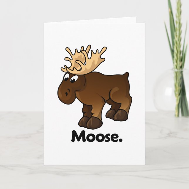 Moose Moose. Kort (Framsida)