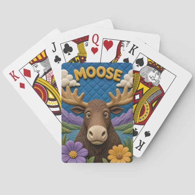 Moose Mountain Lake Modern KlayKoo Casinokort (Baksidan)
