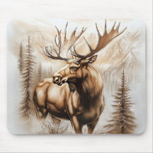 Moose Mouse Pad