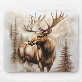 Moose Mouse Pad Musmatta