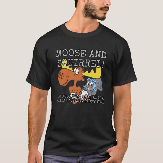 Moose och Squirrel! T Shirt (Framsida)