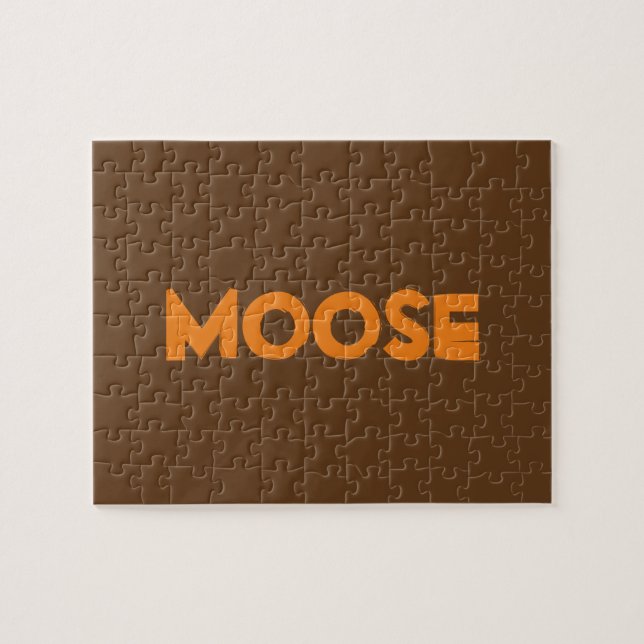 Moose Photo Puzzle Pussel (Horisontell)