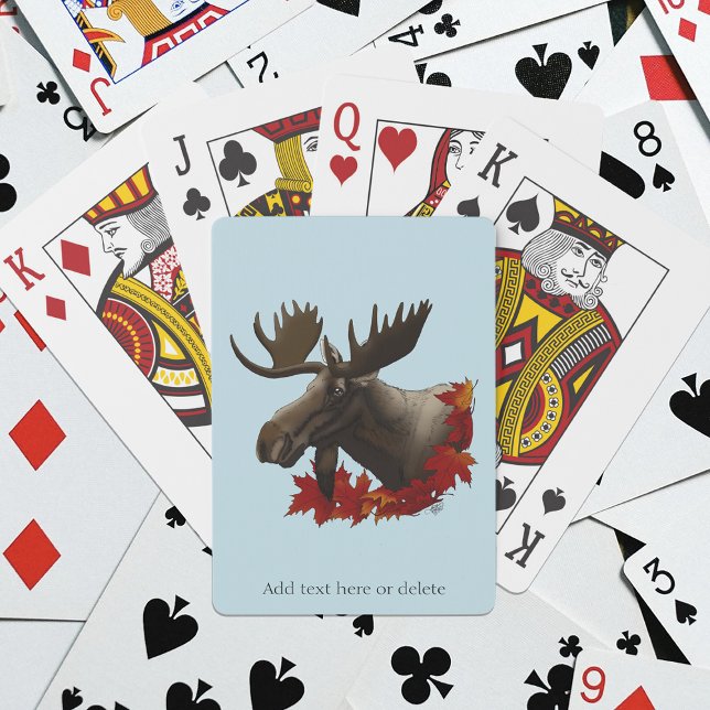 Moose Red Maple Löv Casinokort (Skapare uppladdad)
