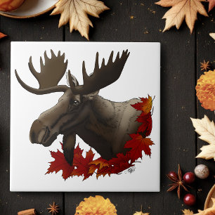 Moose Red Maple Löv Kakelplatta