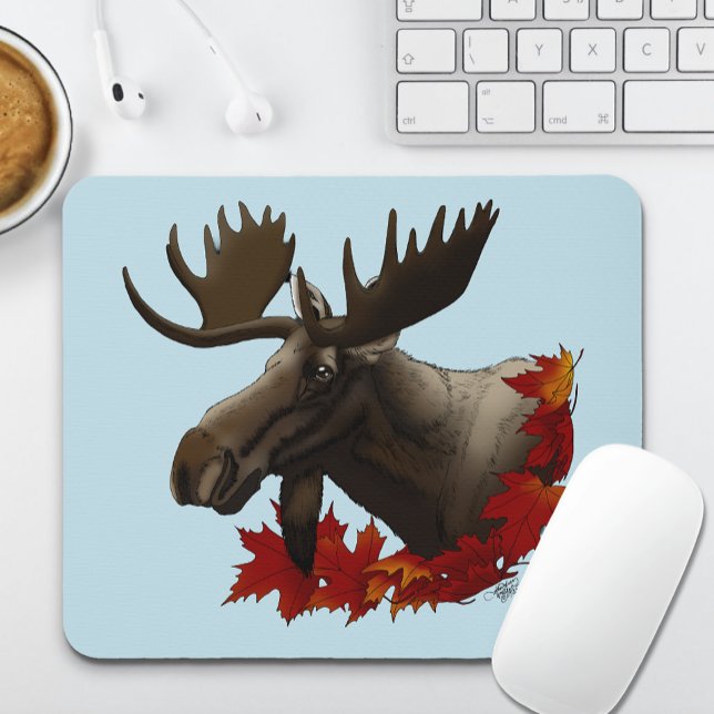 Moose Red Maple Löv Musmatta (Skapare uppladdad)