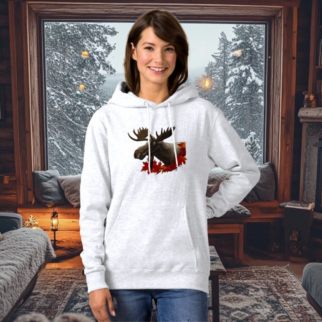 Moose Red Maple Löv T Shirt (Skapare uppladdad)