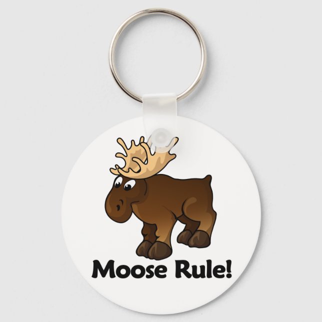 Moose Rule! Nyckelring (Framsida)