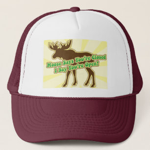 Moose säger att du är stängd! truckerkeps