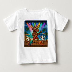 Moose-Side Story – Musikalisk strand-t-shirt för b T Shirt