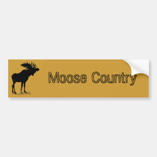 Moose Silhouette Bildekal