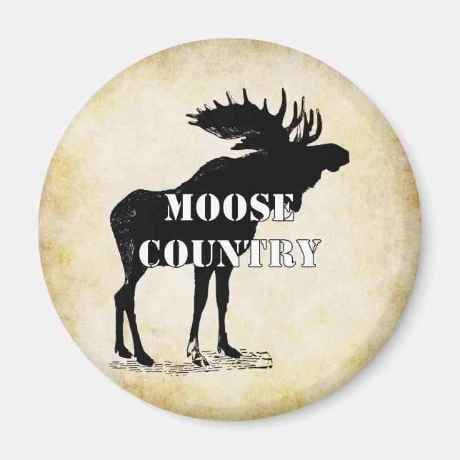 Moose Silhouette Magnet (Framsidan)