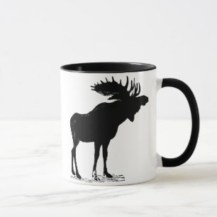 Moose Silhouette Mugg