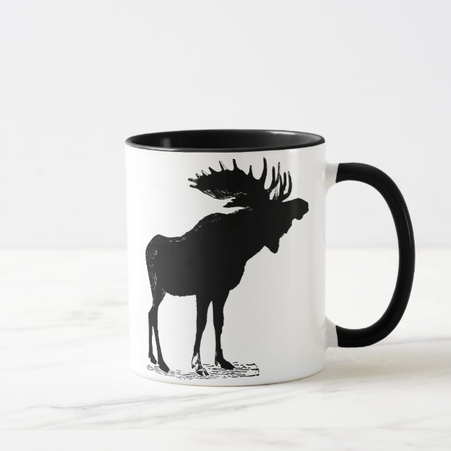 Moose Silhouette Mugg (Höger)