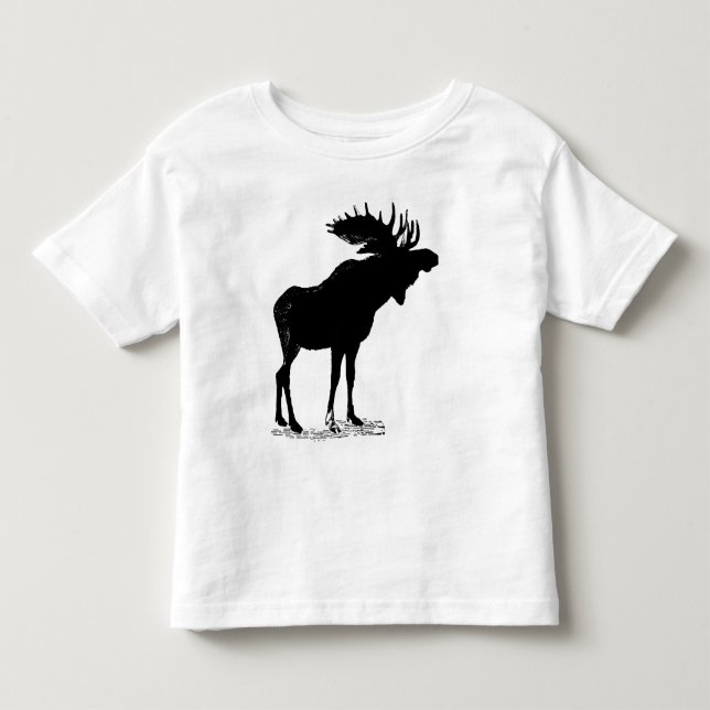 Moose Silhouette T-shirt (Framsida)