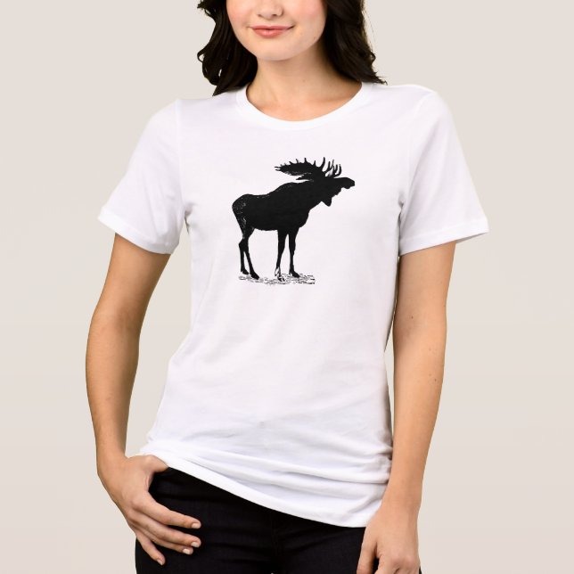 Moose Silhouette Tee (Framsida)