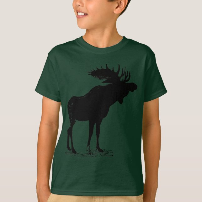 Moose Silhouette Tröja (Framsida)