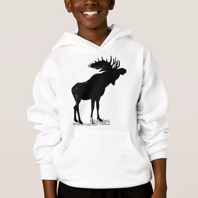 Moose Silhouette Tröja (Framsida)
