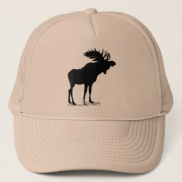 Moose Silhouette Truckerkeps
