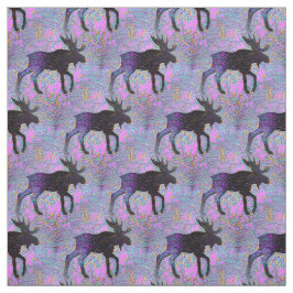 Moose Silhouette Tyg